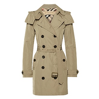 Balmoral Packaway Hooded Shell Trench Coat