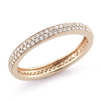 Rose Gold and Diamond Eternity Band