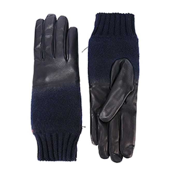 Leather and Wool Gloves
