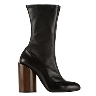 Stretch-Leather Boots
