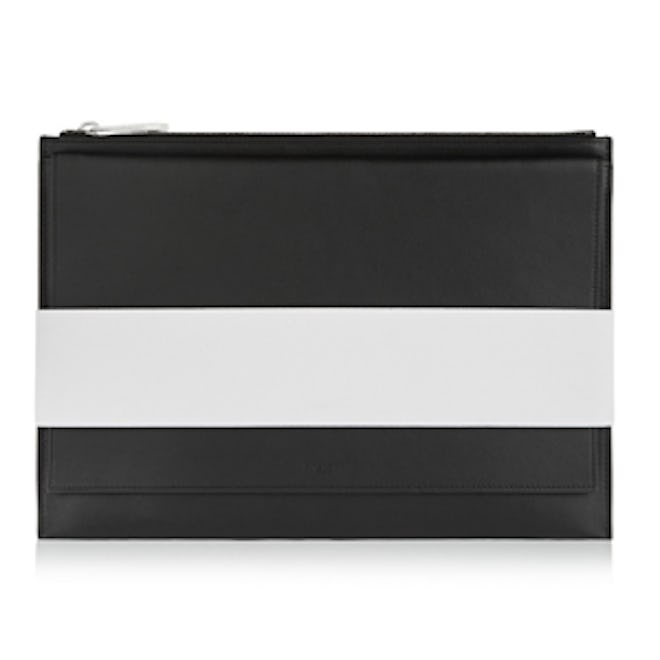 Pouch in Black Leather
