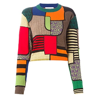 Geometric Intarsia Sweater