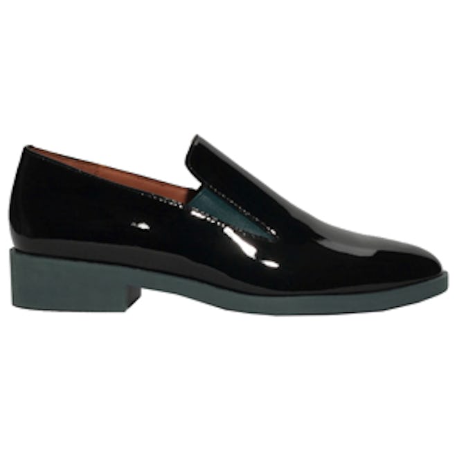 Glossy Leather Loafers