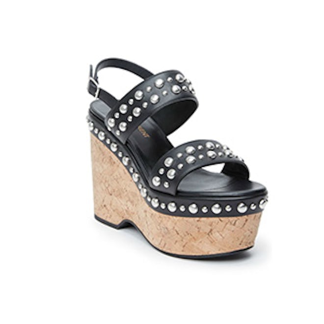 Candy-Studded Platform Wedges