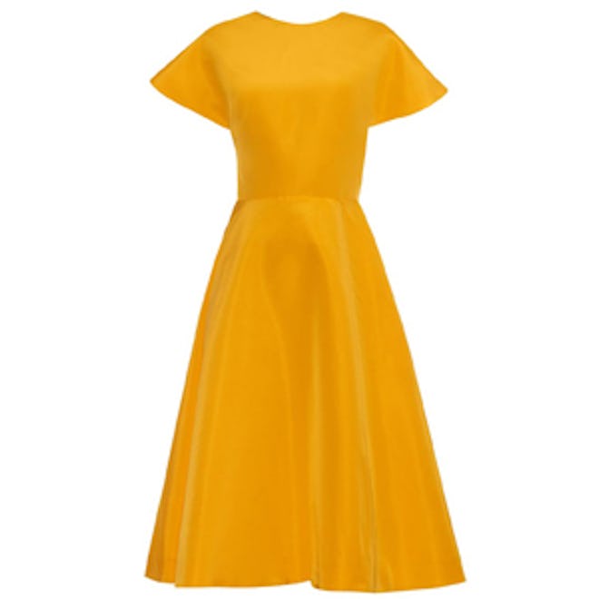 Buttercup Cotton-Faille Dress