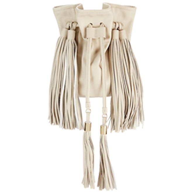 Jasmine Fringe Bucket Bag