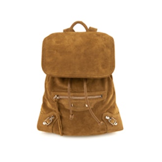 Classic Traveler Suede Backpack