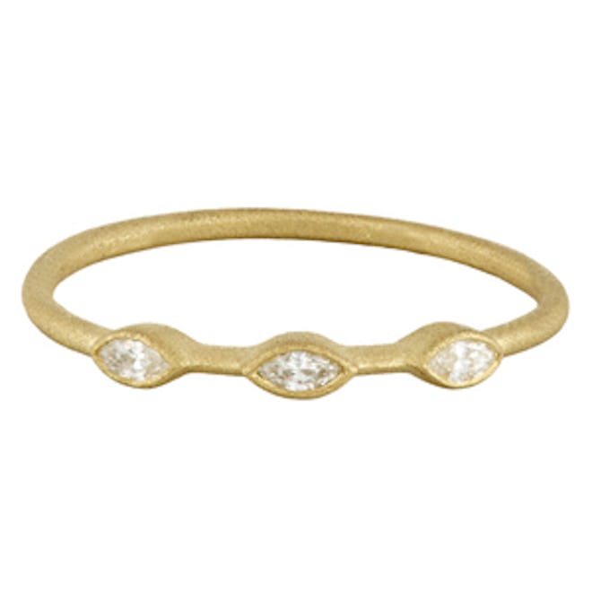 Diamond and Yellow Gold Ring