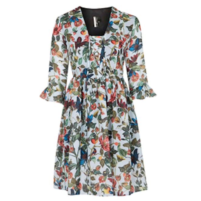 Garden Floral Print Dress