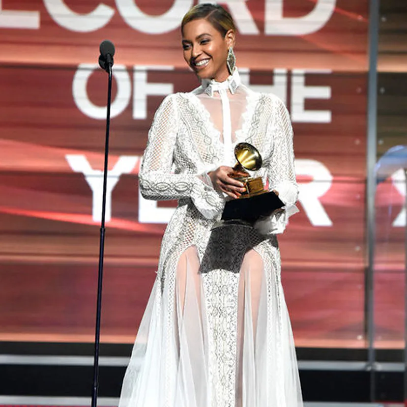 beyonce grammy dress Grammys 2014: designer Michael Costello on that Beyonc Really Wore 3 Jaw-Dropping