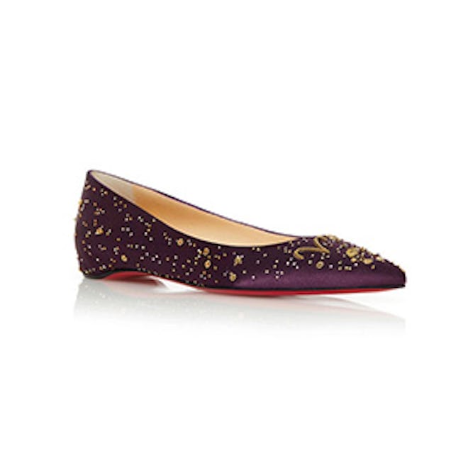 Purple The Aries Ballerina Flat