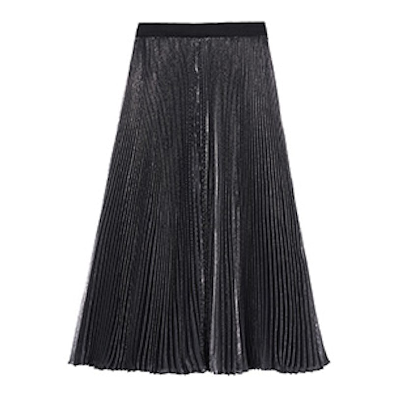 8 Metallic Pleated Skirts To Dress Up Or Down This Winter