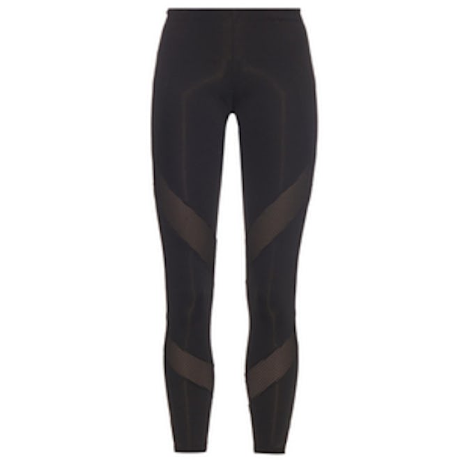 Mesh-Panel Performance Leggings