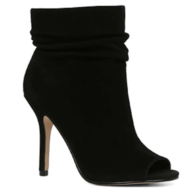 Merkin Black Suede Bootie