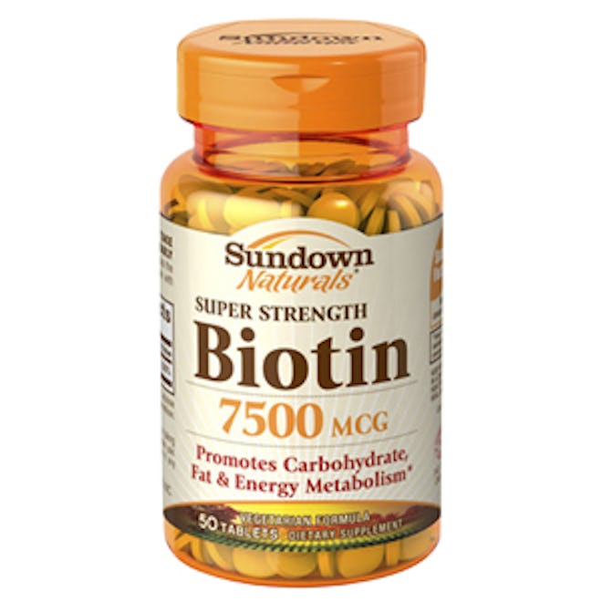 Super Strength Biotin Dietary Supplement Tablets