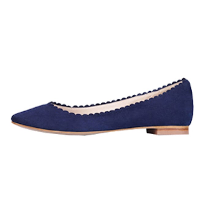 Navy Ballerina Flat