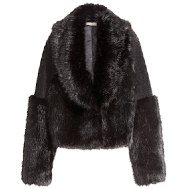 Short Faux Fur Jacket