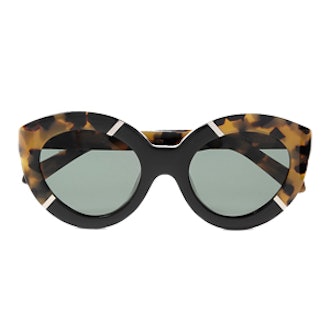 Flowerpatch Cat-Eye Acetate Sunglasses