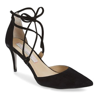 Opel Lace-Up Pointy Toe Pump