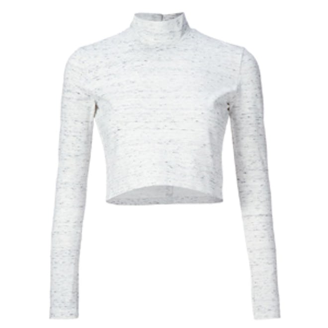 Cropped Turtleneck Top