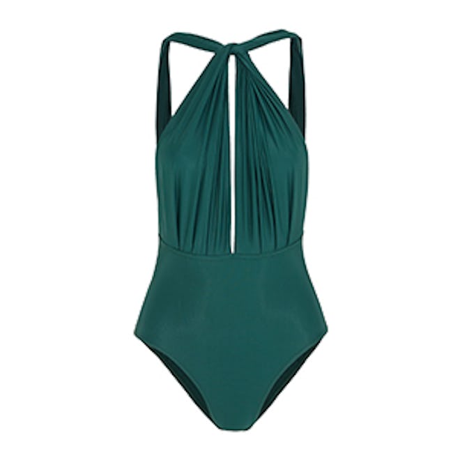 Ruched Cutout Swimsuit