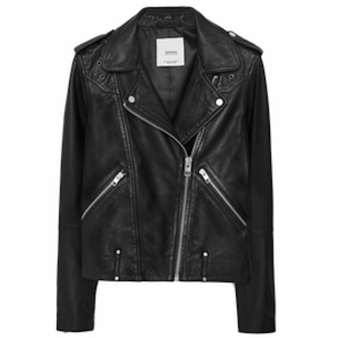 Zip Leather Jacket