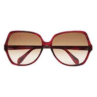 Lainie Square-Frame Acetate Sunglasses