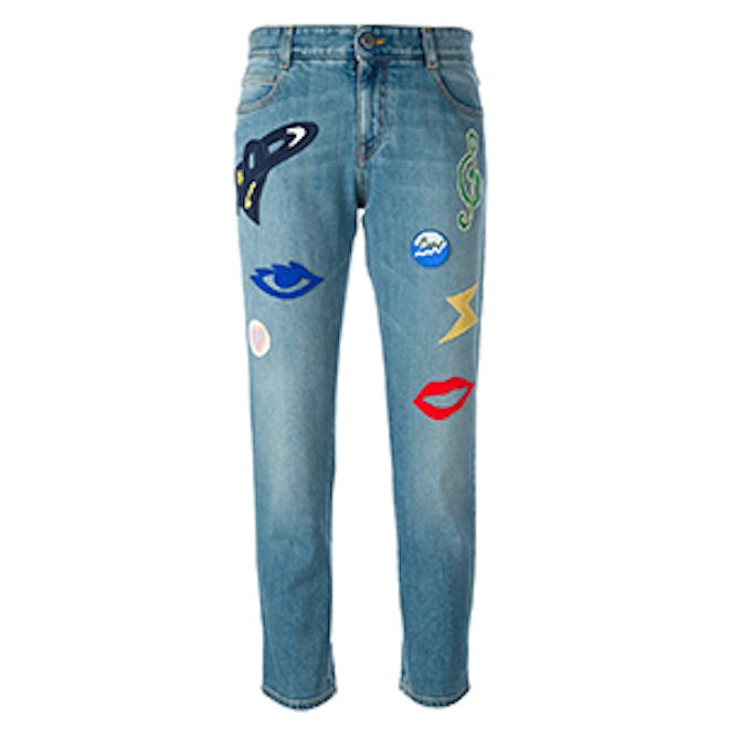 Embroidered Jeans