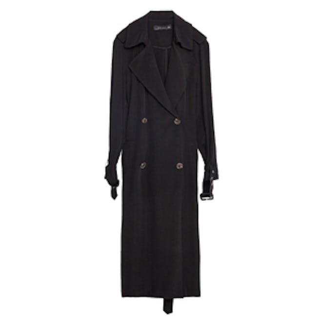 Long Flowing Trench Coat