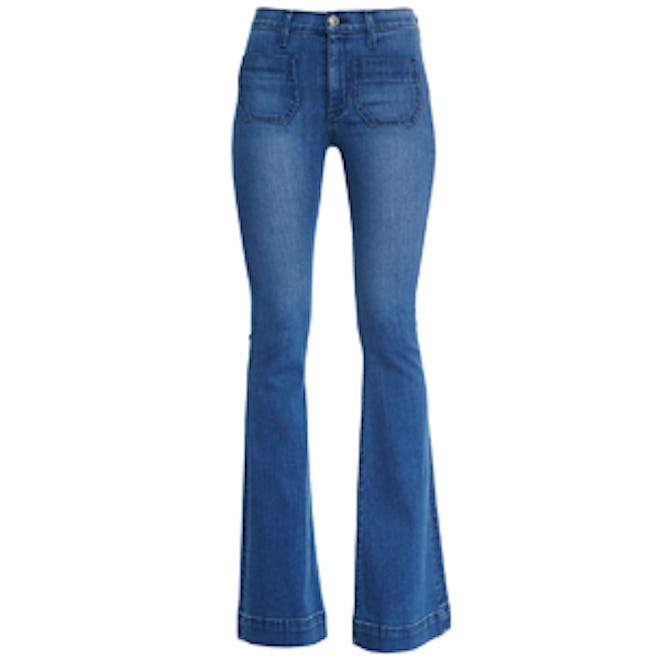 Taylor High-Waist Flare-Leg Jeans