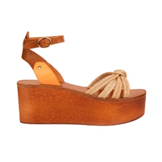Zia Wooden Flatform Sandals