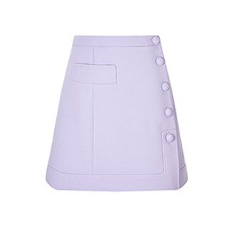 Crepe A-Line Mini Skirt