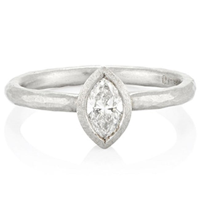 Platinum & Marquise Diamond Ring