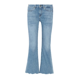 Lou Cropped High-Rise Flared Jeans