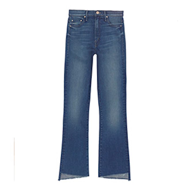 Insider Crop Step Fray Jeans