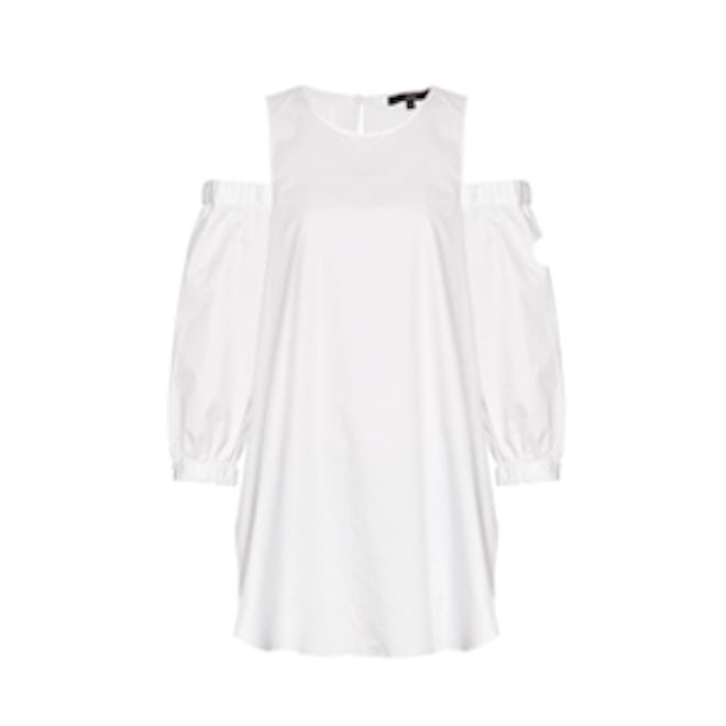 Cut-Out Shoulder Cotton Tunic