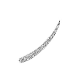 White Gold Diamond Karma Ear Cuff