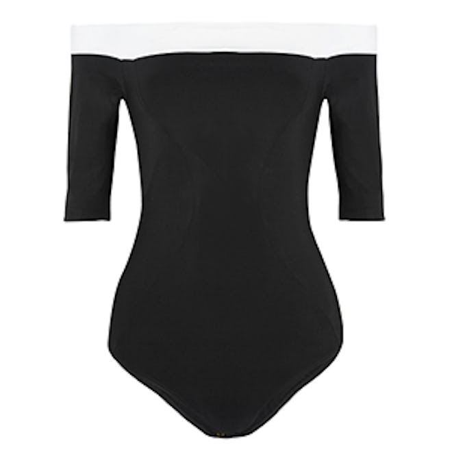 Amanda Off-the-Shoulder Stretch Bodysuit