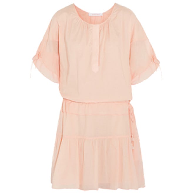 Cotton-Gauze Mini Dress