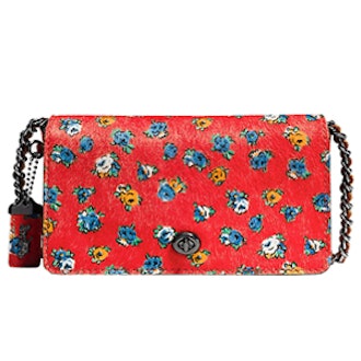 Dinky Crossbody in Printed Haircalf
