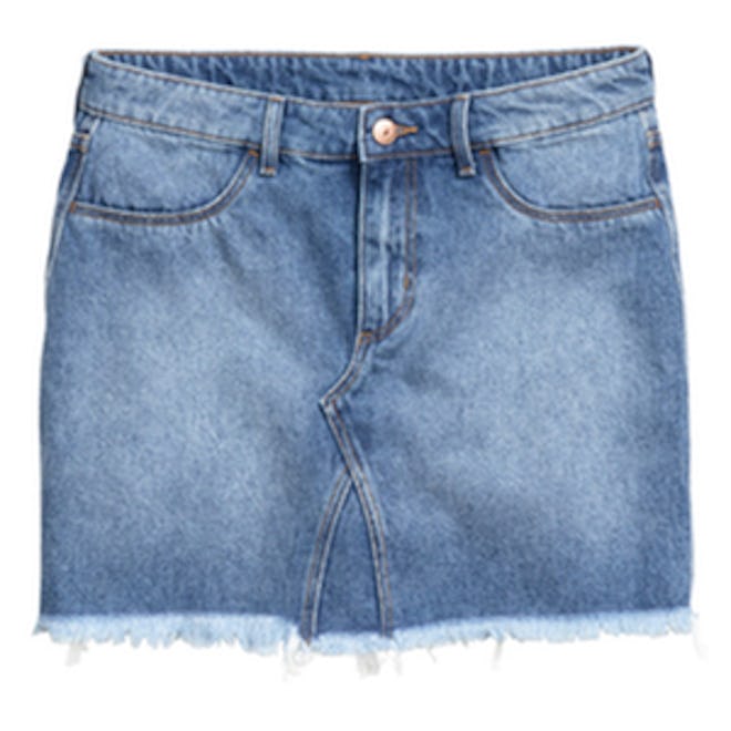 Short Denim Skirt