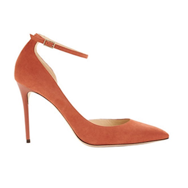 Lucy ½ D’Orsay Suede Pump