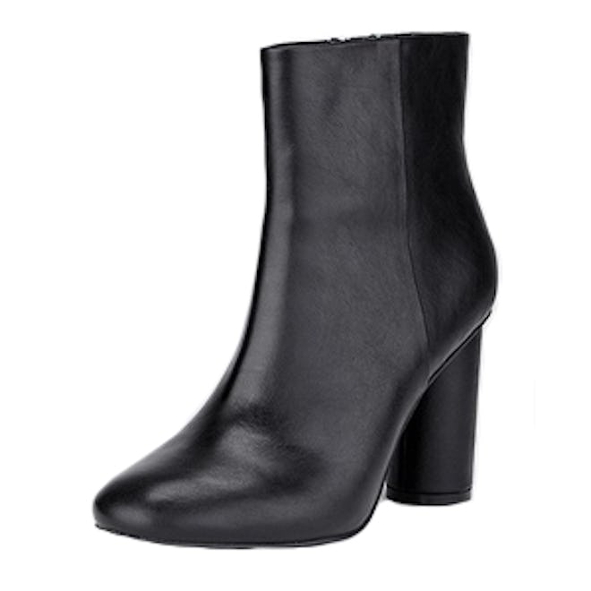 Cylinder Heel Ankle Boot