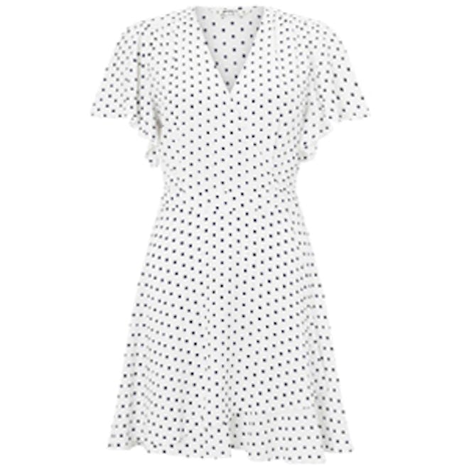 Spot Wrap Dress