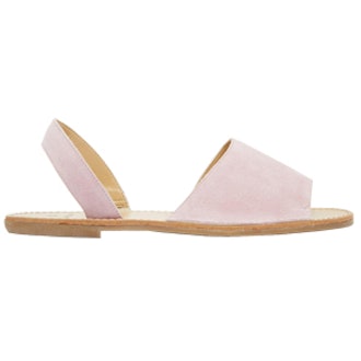 Evey Suede Two Part Flat Sandals