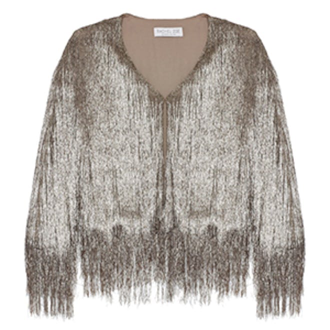 Isla Metallic Fringed Cardigan