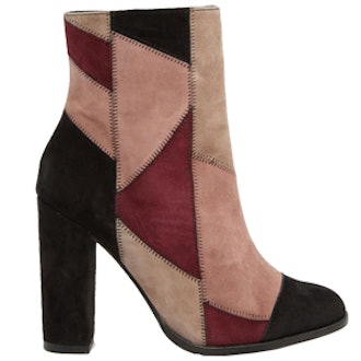 Mix Suede Patchwork Boot