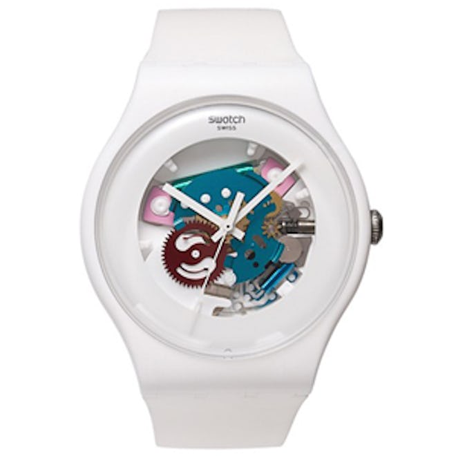 White Lacquered Watch