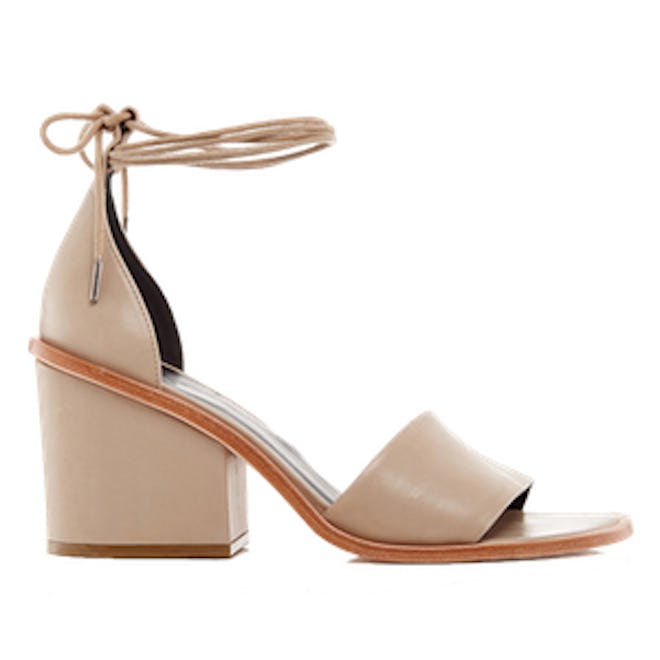 Nude Clark Heeled Sandals