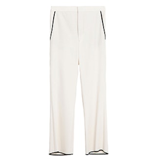 Cropped Bell Bottom Trousers